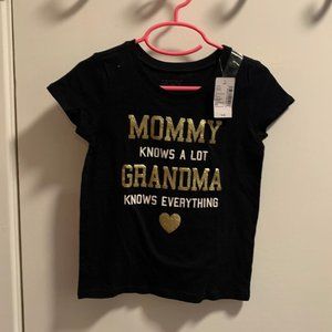 Children's Place Black Short Sleeve Tee